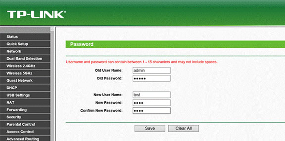 TP-Link-passowrd-change